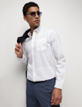 Pure Cotton Printed Full Sleeves Shirt