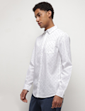 Pure Cotton Printed Full Sleeves Shirt