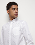 Pure Cotton Printed Full Sleeves Shirt