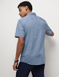 Pure Cotton Printed Half Sleeves Shirt