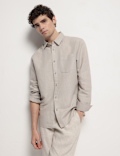 Linen Rich Relaxed Fit Shirt