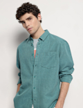 Cotton Linen Blend Relaxed Fit Shirt