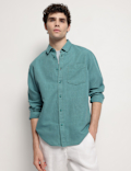 Linen Rich Relaxed Fit Shirt