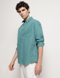 Linen Rich Relaxed Fit Shirt
