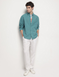 Linen Rich Relaxed Fit Shirt