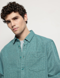 Linen Rich Relaxed Fit Shirt