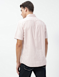 Pure Cotton Checks Button-Down Collar Shirt