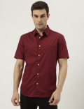 Pure Cotton Printed Spread Collar Shirt