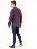 Pure Cotton Checked Button Down Shirt