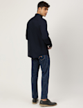 Pure Cotton Plain Collared Shirt
