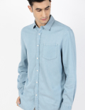 Tencel/Cotton Long Sleeve Shirt