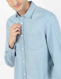 Tencel/Cotton Long Sleeve Shirt