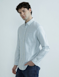 Ultimate Pure Cotton Striped Oxford Shirt