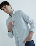 Ultimate Pure Cotton Striped Oxford Shirt