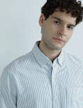 Ultimate Pure Cotton Striped Oxford Shirt