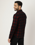 Pure Cotton Check Collared Shirt