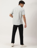 Cotton Mix Printed Buttondown Collar Shirt