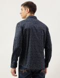 Cotton Rich Printed Long Sleeves Shirt