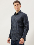 Cotton Rich Printed Long Sleeves Shirt