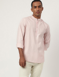 Cotton Rich Textured Long Sleeves Shirt