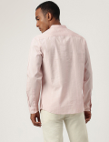 Cotton Rich Textured Long Sleeves Shirt
