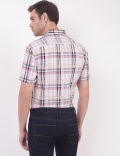 Cotton Checks Button Down Collar Shirts