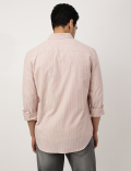 Pure Cotton Button-down Collar Shirt