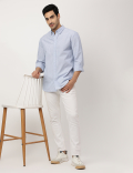 Pure Cotton Button-down Collar Shirt