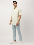 Pure Cotton Checks Button-down Collar Shirt