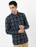 Indigo Black Check Shirt