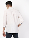 Linen Mix Striper Shirt