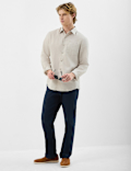 Classic Collar Full Sleeve Pure Linen Shirt
