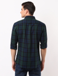 Linen Mix Multi Checks Shirt