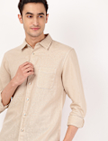 Linen Mix Classic Solid Shirt