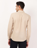 Linen Mix Classic Solid Shirt