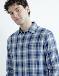 Regular Fit Pure Cotton Checked Shirt