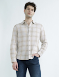 Regular Fit Pure Cotton Checked Shirt