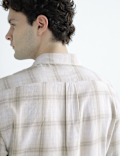 Regular Fit Pure Cotton Checked Shirt