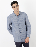Vertical Broad Stripes Shirt