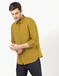 Linen Mix Solid Shirt