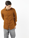 Linen Mix Solid Shirt