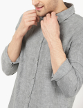 Pure Linen Chambray Shirt