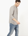 Pure Linen Striper Shirt