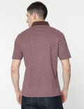 Pure Cotton Printed Polo T-Shirt