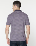 Pure Cotton Printed Polo T-Shirt