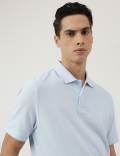 Pure Cotton Polo Neck T-Shirt