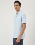 Pure Cotton Polo Neck T-Shirt