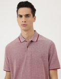 Pure Cotton Polo Neck T-Shirt