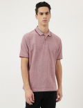 Pure Cotton Polo Neck T-Shirt