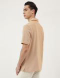 Pure Cotton Polo Neck T-Shirt